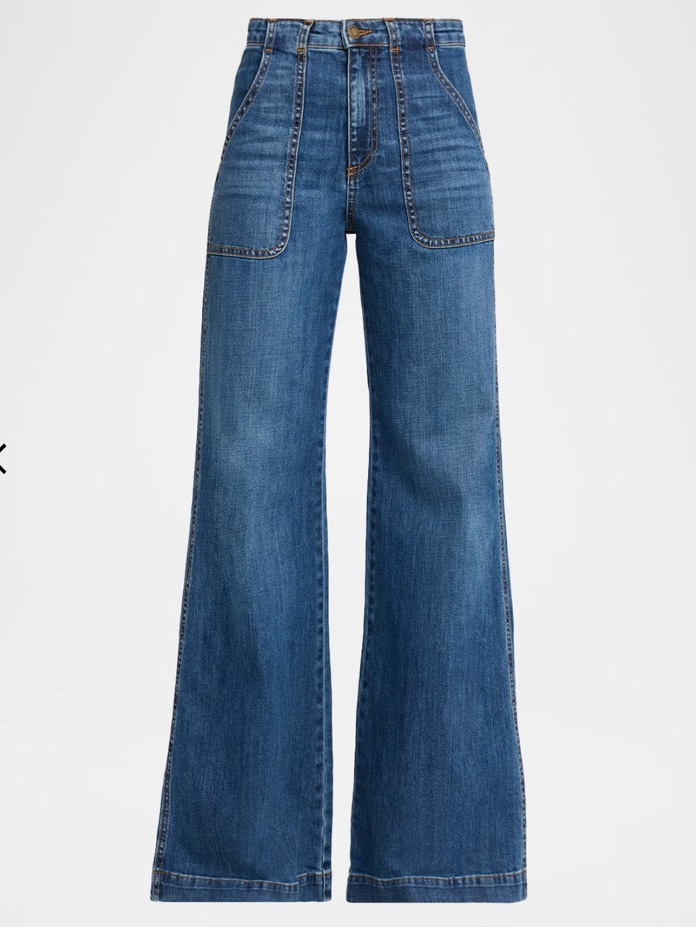 Ramy Brook Theodora Wide-Leg Jeans in Dark Wash